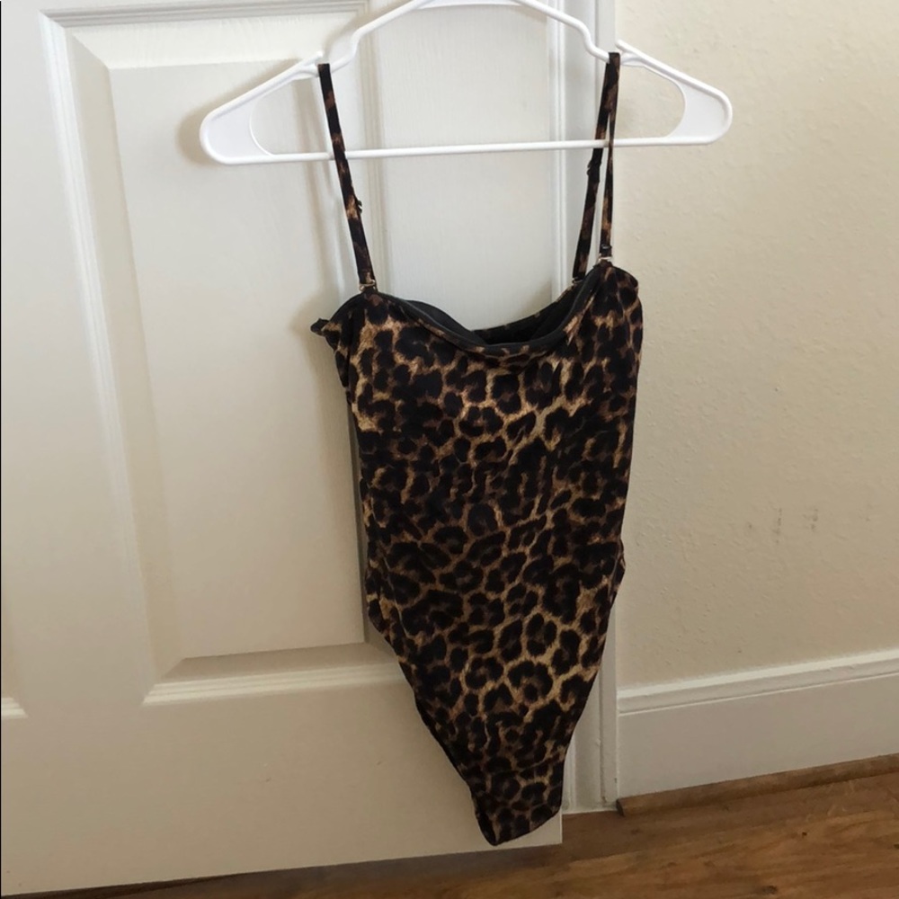 CottonOn leopard print swimsuit size M